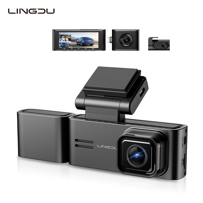 Lingdu Rilis Dashcam Baru Dengan 3 Kamera Pertamanya - Lingdu C34 3-Way Dashcam
