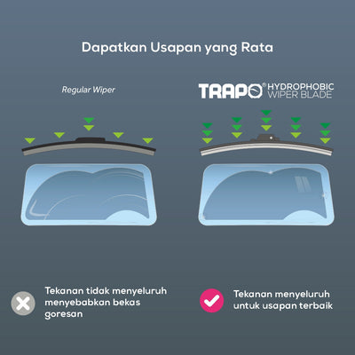 Trapo Hydrophobic Wiper Blade Lexus RX 200T (2016-Sekarang)