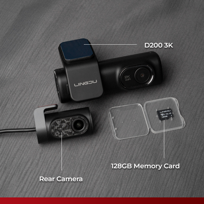 Lingdu D200 3K Dash Cam