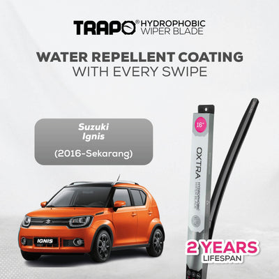 Trapo Hydrophobic Wiper Blade Suzuki Ignis (2016-Sekarang)