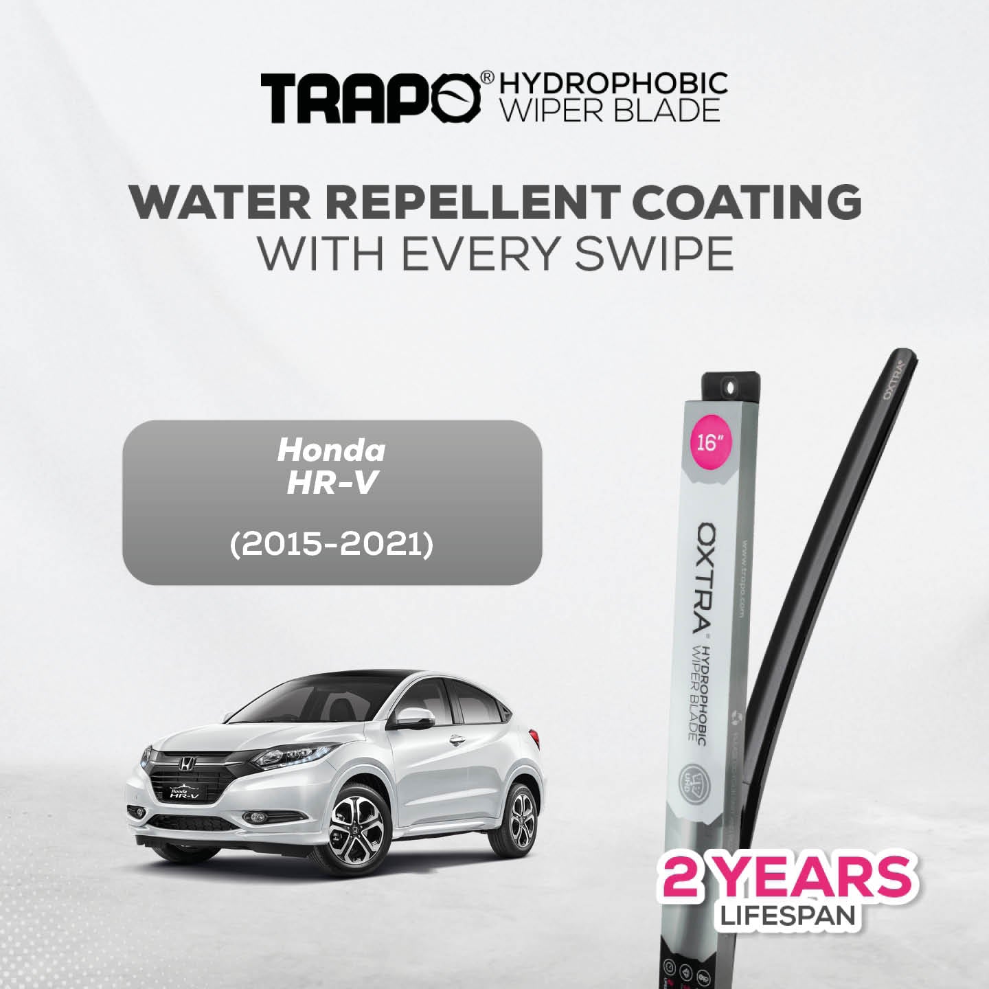 Trapo Hydrophobic Wiper Blade Honda HR-V (2015-2021)